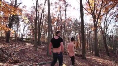Hot and sexy gays have sex in the wood - pornoxo.com
