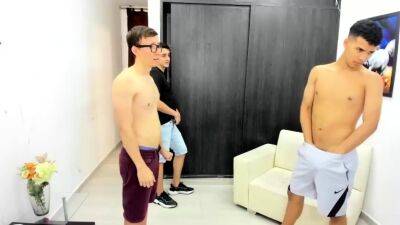 Amazing hot gay group sex scene in a warehouse - drtuber.com