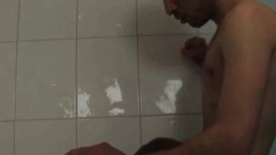 German gay barebacked by BF after shower - drtuber.com - Germany