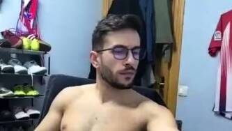 Watch HD clip titled Jerking off gay amateur hunk